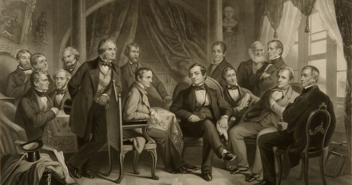 Washington Irving and his Literary Friends at Sunnyside