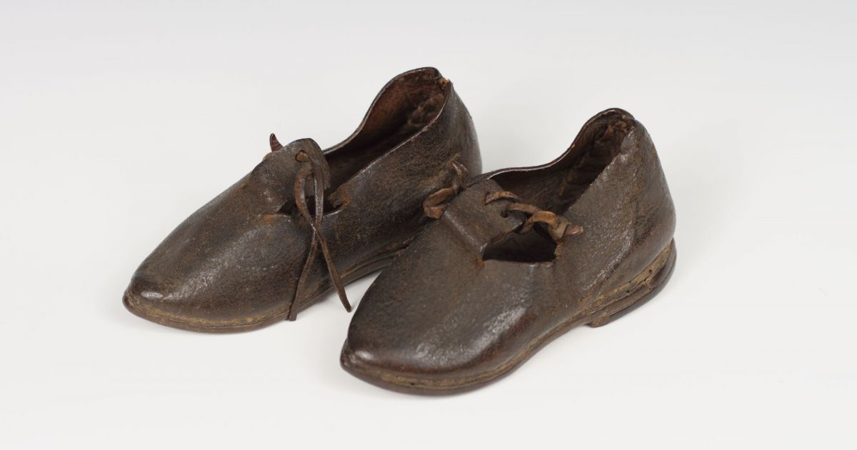 Child's Brown Leather Shoes